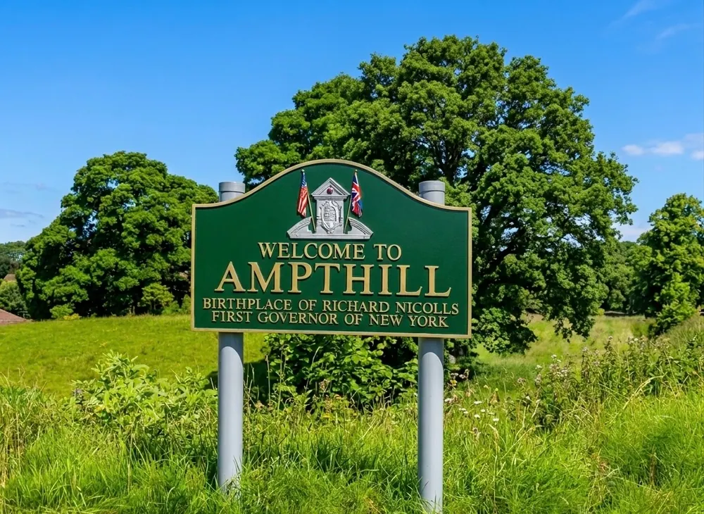 Ampthill market town in Bedfordshire