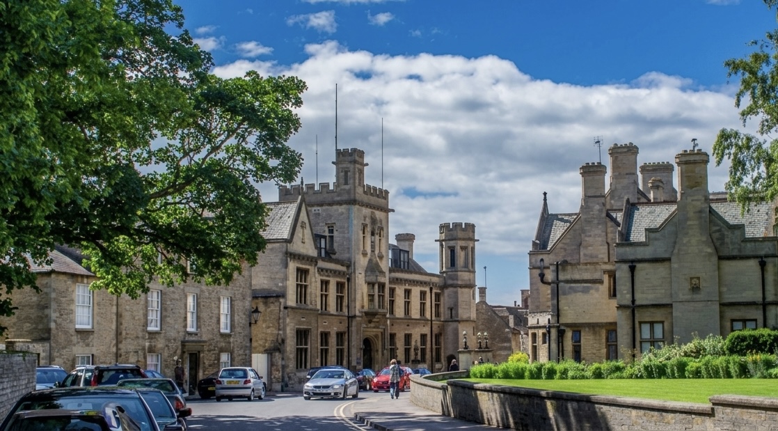 The Georgian market town of Oundle in Northamptonshire