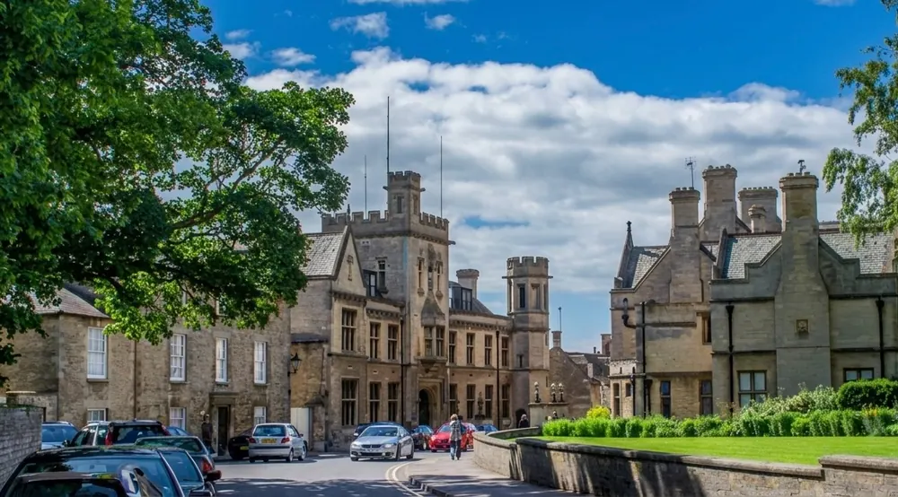 The Georgian market town of Oundle in Northamptonshire