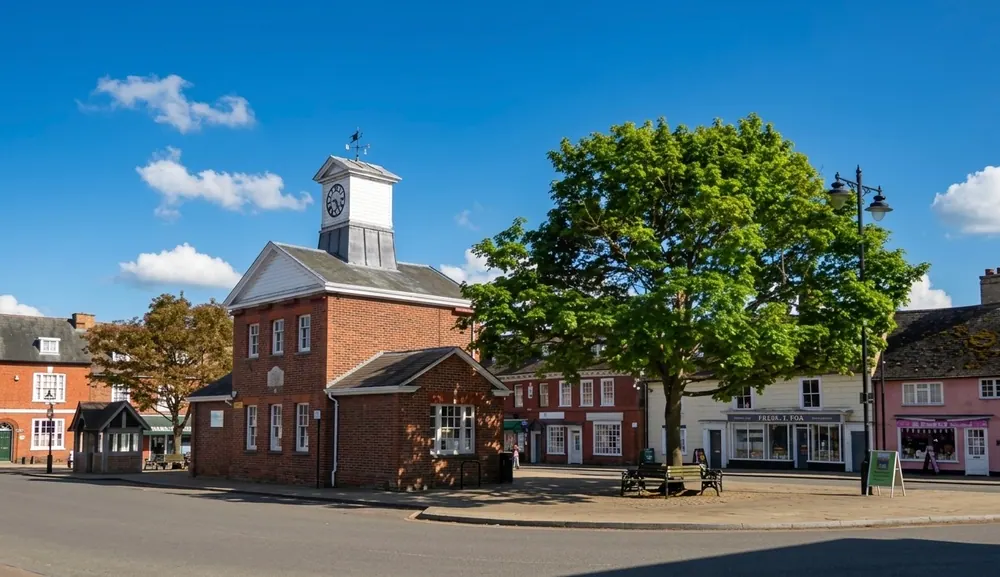 Potton market town in Central Bedfordshire