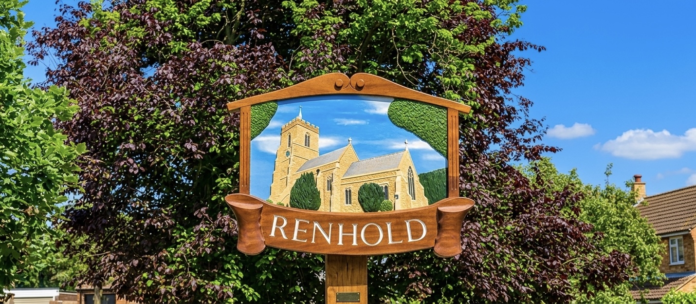 Renhold village near Bedford, Bedfordshire