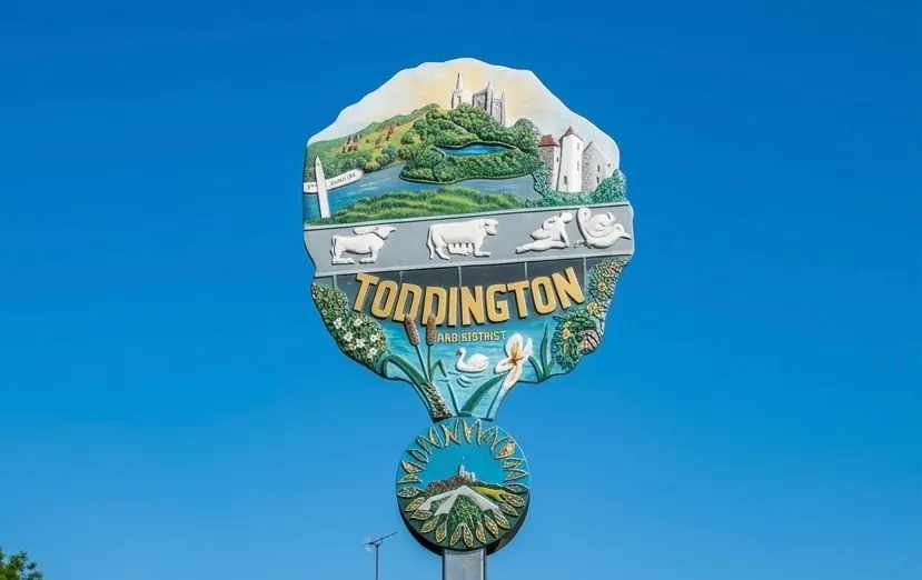 Toddington village green in Bedfordshire