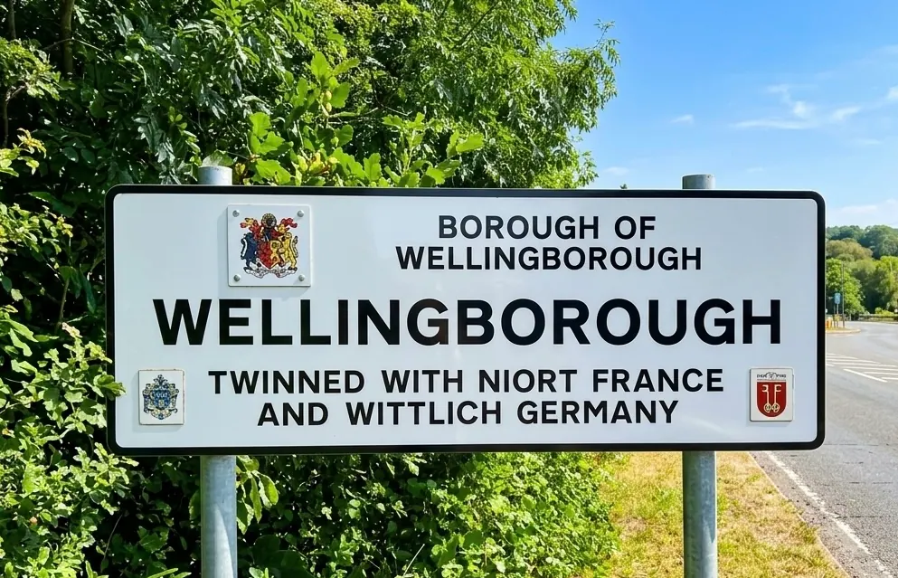 Historic Wellingborough market town in Northamptonshire